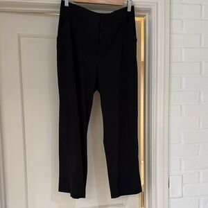 Athleta Tribeca wide leg snap hem pants
